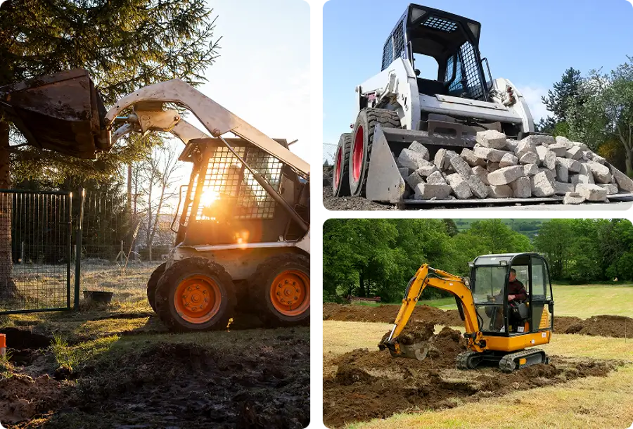 Construction Equipment In Use