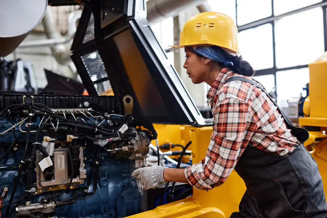 Construction Equipment In Use